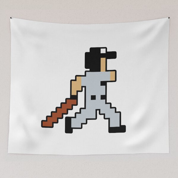 Item preview, Chicago Retro Pixel Baseball Player designed and sold by Bo-Bros-Tees.
