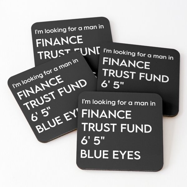 Item preview, Lookin for a man in finance trust fund 6 5 blue eyes designed and sold by vyascreations.