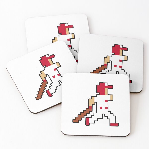 Item preview, Cincinnati Retro Pixel Baseball Player designed and sold by Bo-Bros-Tees.
