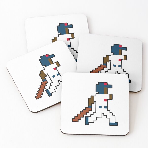 Item preview, Cleveland Retro Pixel Baseball Player designed and sold by Bo-Bros-Tees.