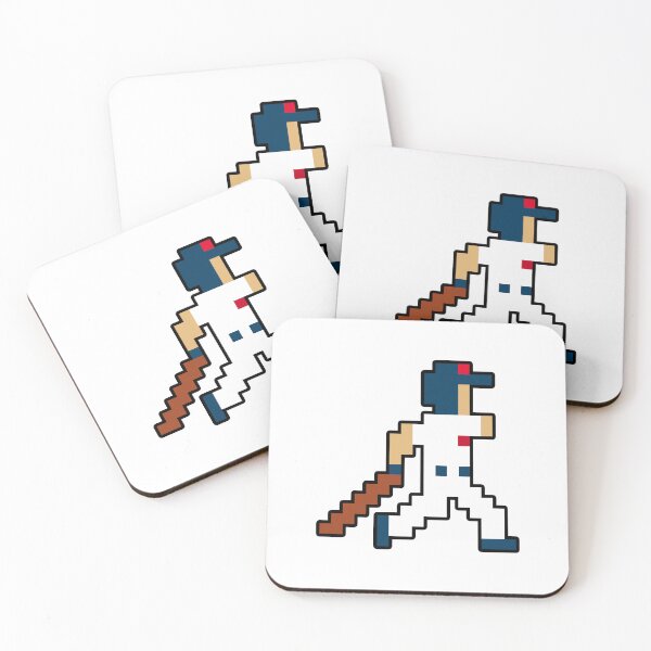Item preview, Cleveland Retro Pixel Baseball Player designed and sold by Bo-Bros-Tees.