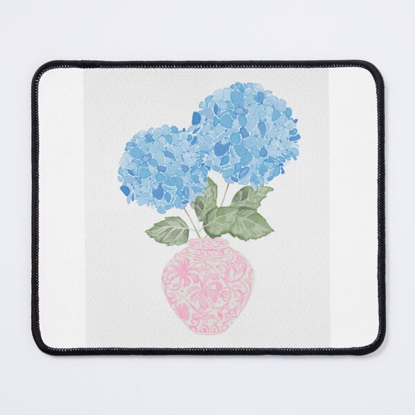 Item preview, Watercolor Hydrangeas in Pink Ginger Vase designed and sold by Kate Boone.