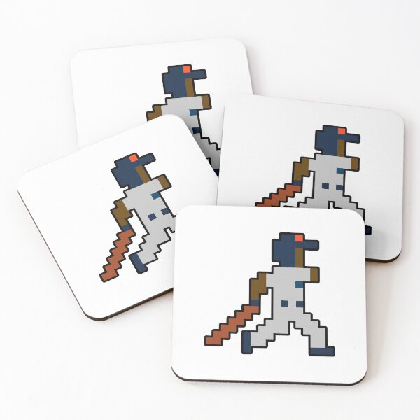 Item preview, Detroit Retro Pixel Baseball Player designed and sold by Bo-Bros-Tees.