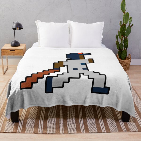 Item preview, Detroit Retro Pixel Baseball Player designed and sold by Bo-Bros-Tees.