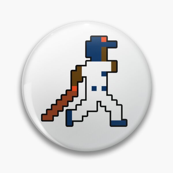 Item preview, Houston Retro Pixel Baseball Player designed and sold by Bo-Bros-Tees.