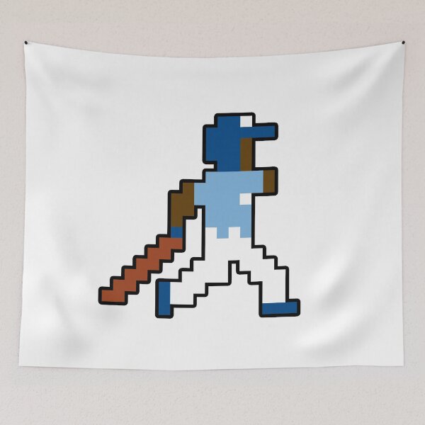 Item preview, Kansas City Retro Pixel Baseball Player designed and sold by Bo-Bros-Tees.