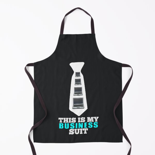 Item preview, This Is My Business Suit Funny Laptop Tie designed and sold by SharpThreadZ.