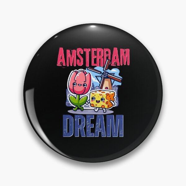 Item preview, Tulip and cheese in city with windmill, Amsterdam designed and sold by antcpjr682.
