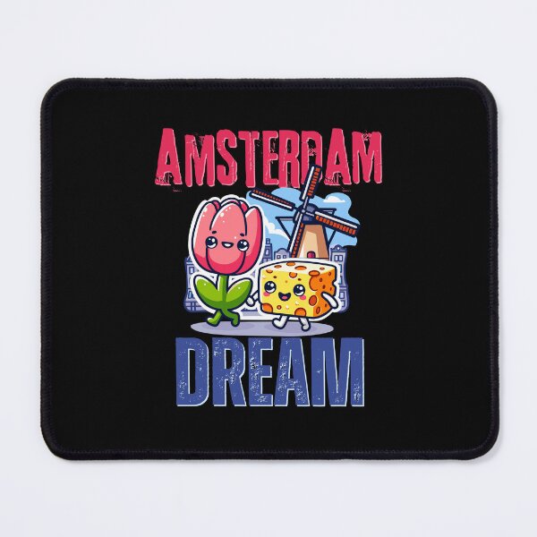 Item preview, Tulip and cheese in city with windmill, Amsterdam designed and sold by antcpjr682.