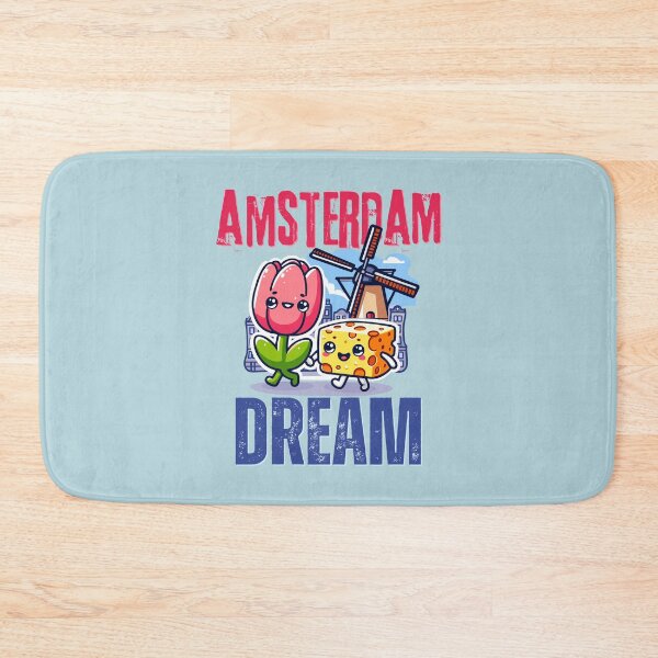 Item preview, Tulip and cheese in city with windmill, Amsterdam designed and sold by antcpjr682.