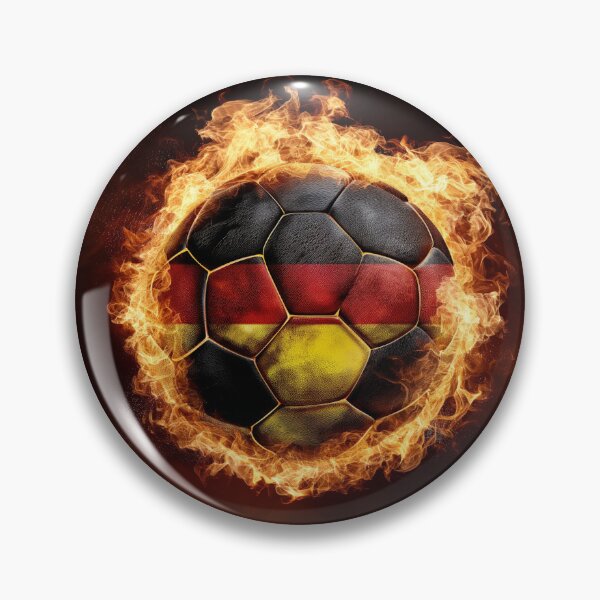 Item preview, Burning football Germany III designed and sold by Wiesława Smolińska.