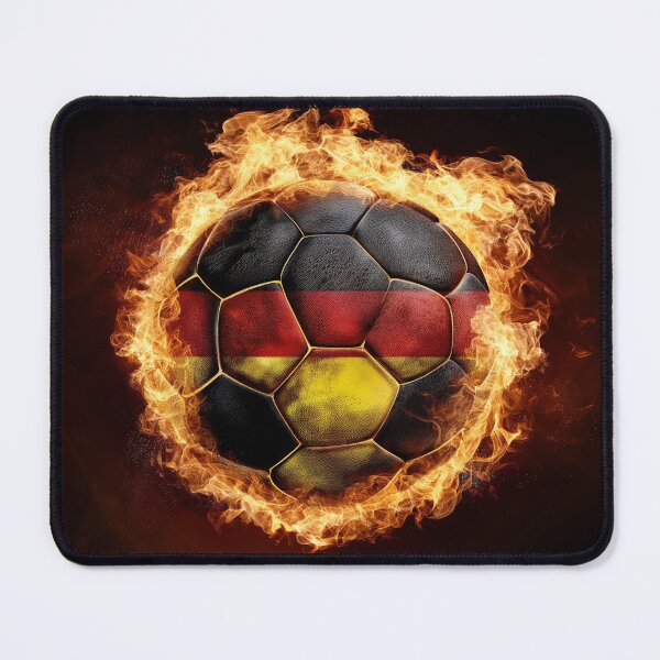 Item preview, Burning football Germany III designed and sold by Wiesława Smolińska.