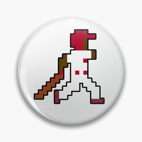 Item preview, Los Angeles Retro Pixel Baseball Player designed and sold by Bo-Bros-Tees.