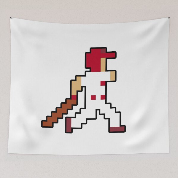 Item preview, Los Angeles Retro Pixel Baseball Player designed and sold by Bo-Bros-Tees.