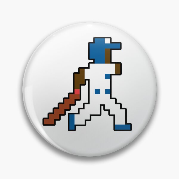 Item preview, Los Angeles Retro Pixel Baseball Player designed and sold by Bo-Bros-Tees.