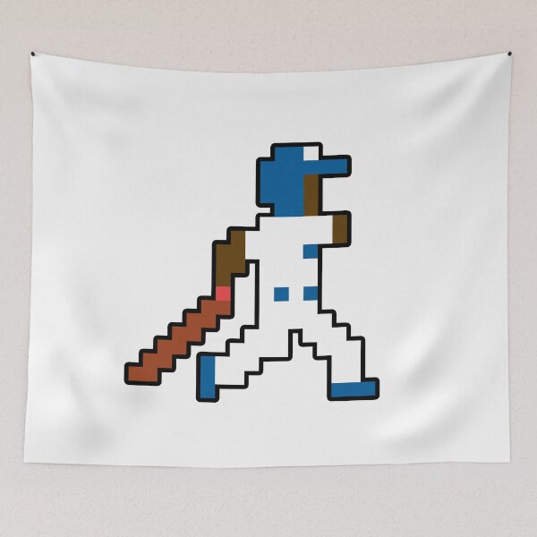 Item preview, Los Angeles Retro Pixel Baseball Player designed and sold by Bo-Bros-Tees.