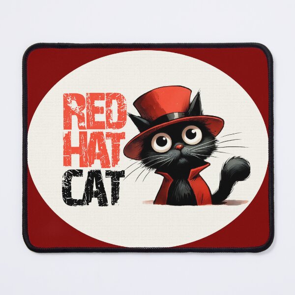 Item preview, Red Hat Cat designed and sold by Graphicplace.