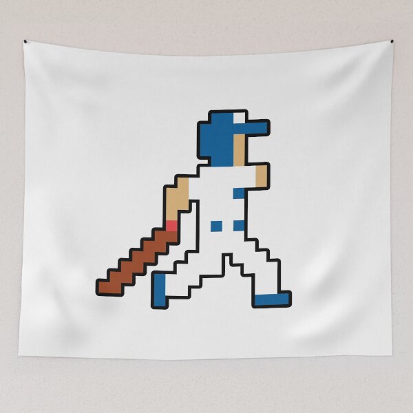 Item preview, Los Angeles Retro Pixel Baseball Player designed and sold by Bo-Bros-Tees.