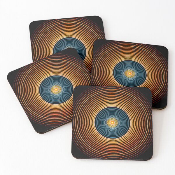 Item preview, Concentric Circular Patterns in Gradient Colors designed and sold by aminz4.