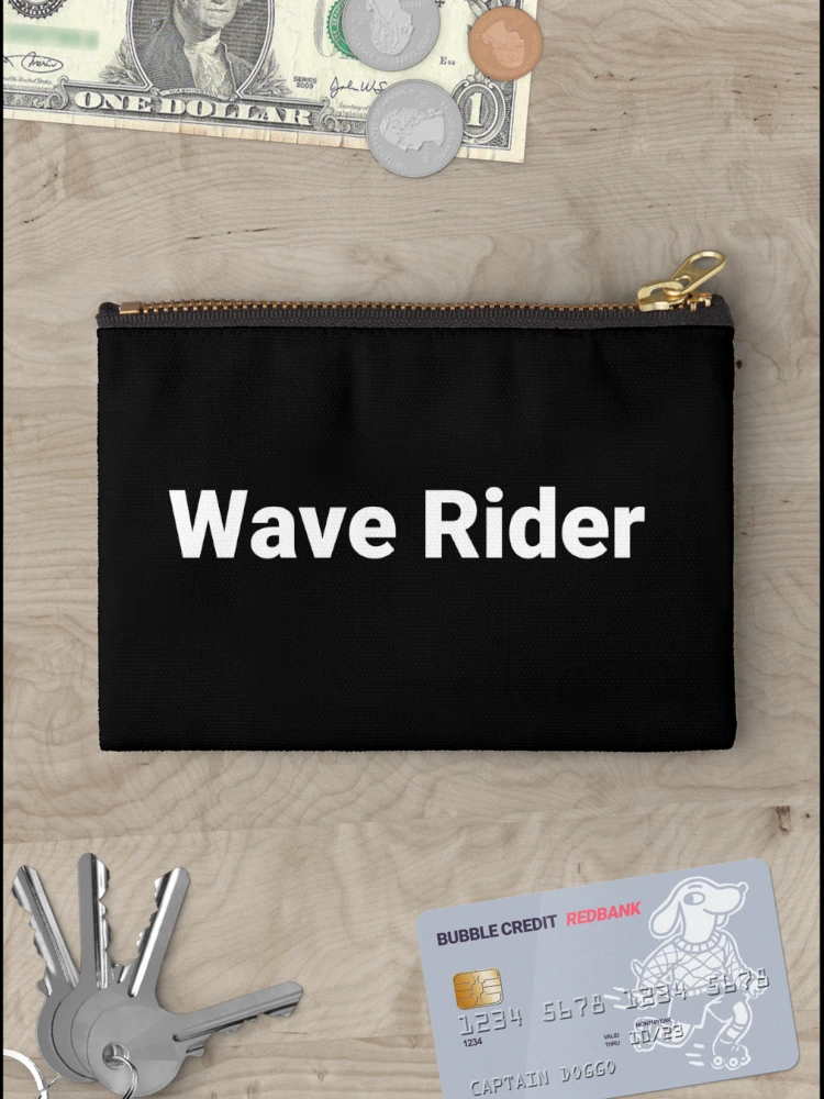 Thumbnail 3 of 4, Zipper Pouch, Wave Rider designed and sold by Text-based T-Shirts and Gifts.