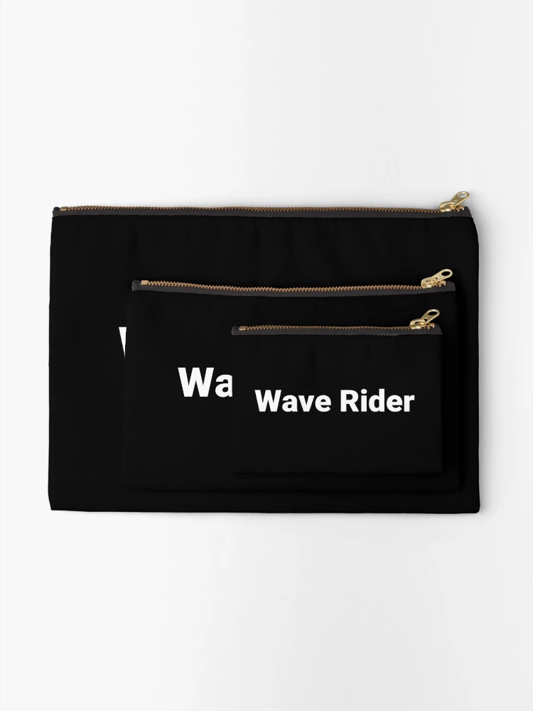 Thumbnail 2 of 4, Zipper Pouch, Wave Rider designed and sold by Text-based T-Shirts and Gifts.
