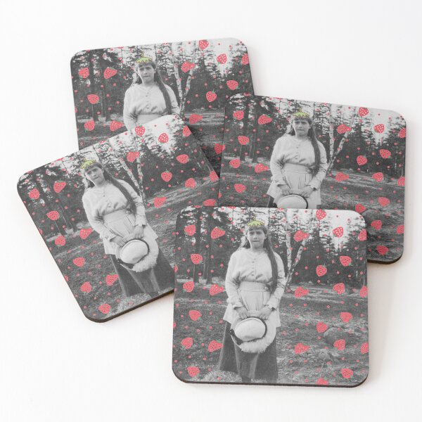Item preview, Grand Duchess Anastasia strawberry print designed and sold by cceridwenx.