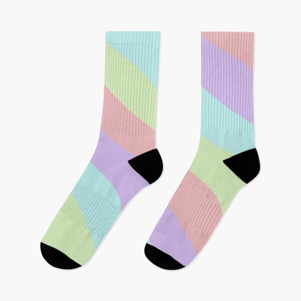 Item preview, Pastel Rainbow Transition Diagonal Stripes Gradient Lines designed and sold by Alchemy-A-La-G.