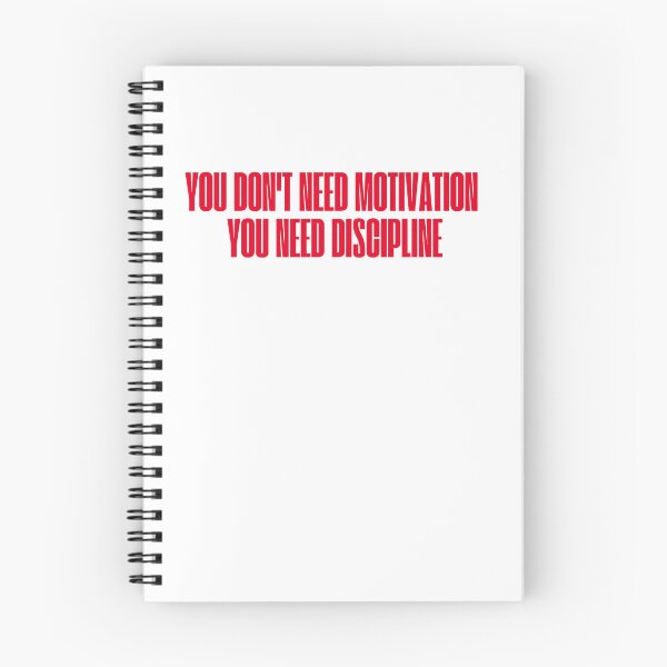 Item preview, you don't need motivation you need discipline designed and sold by ladylalitafanta.
