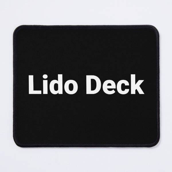Item preview, Lido Deck designed and sold by Text-based T-Shirts and Gifts.
