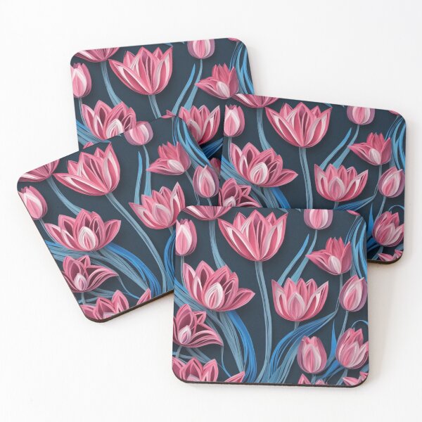 Item preview, Pink Paper Quilled Tulips designed and sold by scrappygrammy.
