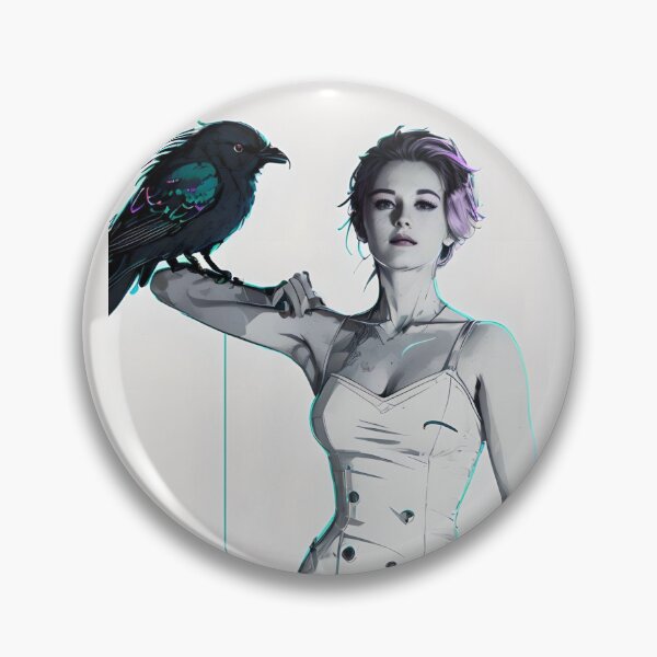 Item preview, The Birds - Melanie Daniels - Tippi Hedren - Cyberpunk Art designed and sold by ShopFanGirl.