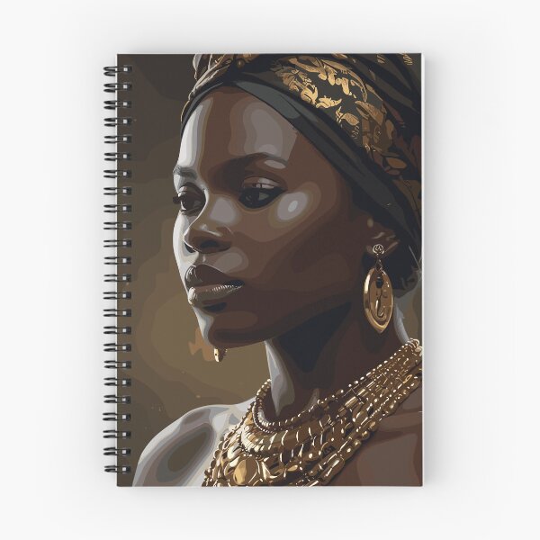 Item preview, painting of a woman with a turban and gold jewelry designed and sold by Teemajestic.