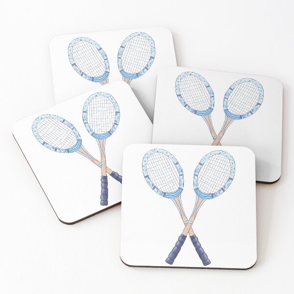 Item preview, Watercolor Blue Rackets designed and sold by Kate Boone.