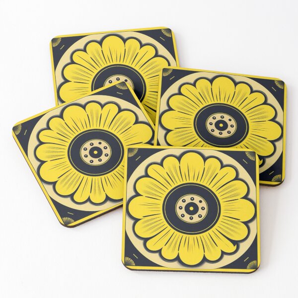 Item preview, Cute Floral Antique Yellow Flower by Music Genius Art designed and sold by musicgeniusart.