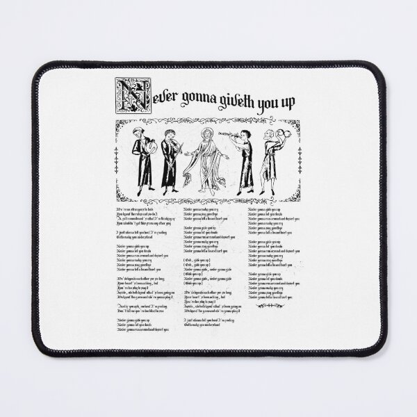 Item preview, Never Gonna Give You Up designed and sold by therocketman.