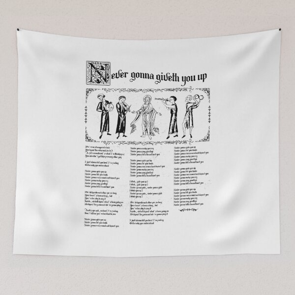 Item preview, Never Gonna Give You Up designed and sold by therocketman.