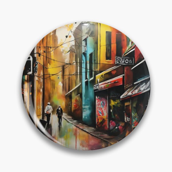 Item preview, City painting designed and sold by UZRWRLD .