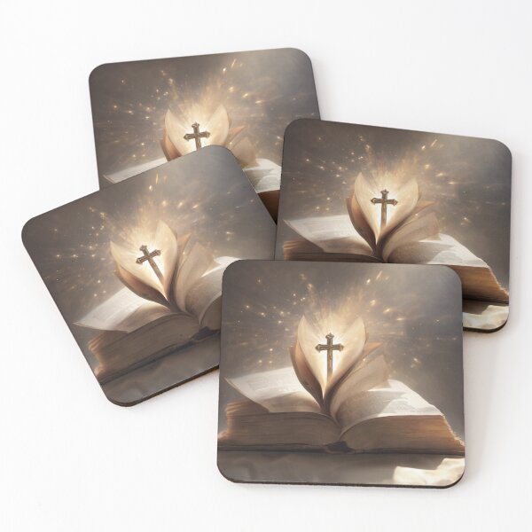 Item preview, Cross twisting out of the Bible  designed and sold by SavvySojourner.