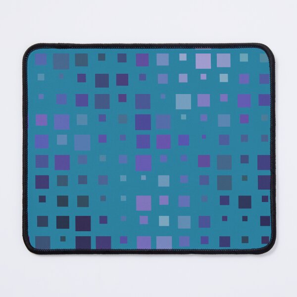 Item preview, Purple Gradient Tones Square Grid On Teal Backdrop designed and sold by Alchemy-A-La-G.