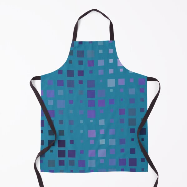 Item preview, Purple Gradient Tones Square Grid On Teal Backdrop designed and sold by Alchemy-A-La-G.
