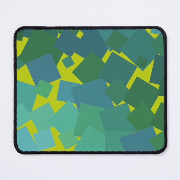Item preview, Aqua Gradient Tones Spiraled Square Grid Yellow Abstract designed and sold by Alchemy-A-La-G.