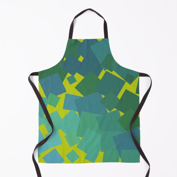 Item preview, Aqua Gradient Tones Spiraled Square Grid Yellow Abstract designed and sold by Alchemy-A-La-G.