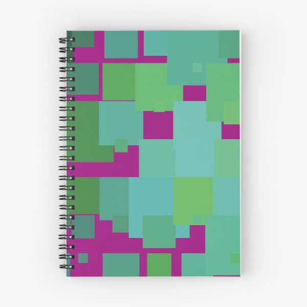 Item preview, Gradient Green Tones Square Grid Pink Abstract Backdrop designed and sold by Alchemy-A-La-G.
