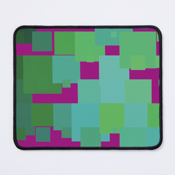 Item preview, Gradient Green Tones Square Grid Pink Abstract Backdrop designed and sold by Alchemy-A-La-G.