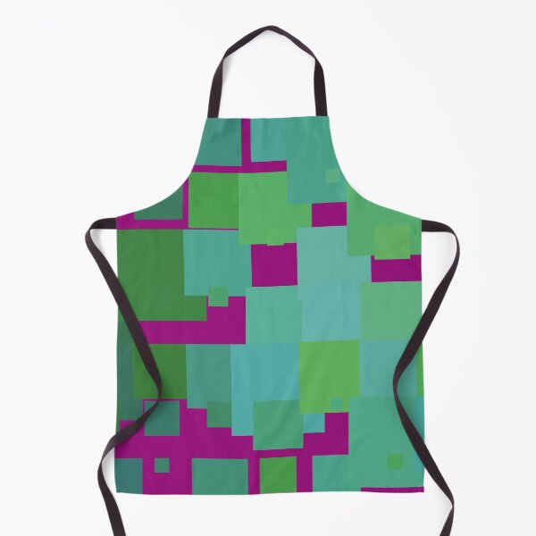Item preview, Gradient Green Tones Square Grid Pink Abstract Backdrop designed and sold by Alchemy-A-La-G.