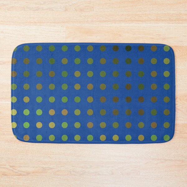 Item preview, Gradient Yellow Green Tones Circle Grid Blue Backdrop designed and sold by Alchemy-A-La-G.