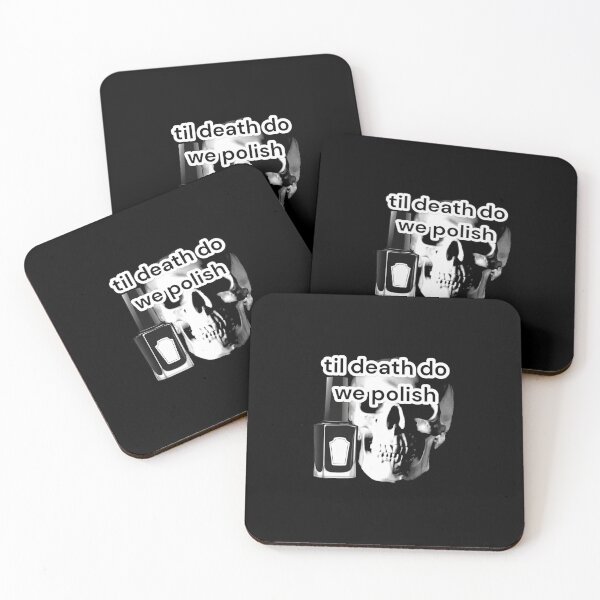 Item preview, Til Death Do We Polish V2 Sticker Journal Magnet designed and sold by DozerDaisyShop.