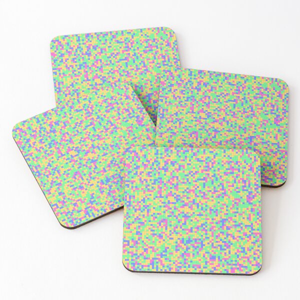 Item preview, Rainbow Multicolor Square Cubes Abstract Camo Pattern designed and sold by Alchemy-A-La-G.
