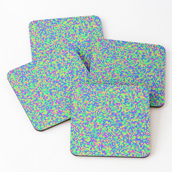 Item preview, Vivid Rainbow Multicolor Square Cubes Abstract Camo Pattern designed and sold by Alchemy-A-La-G.