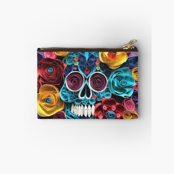 Item preview, Teal Sugar Skull designed and sold by scrappygrammy.